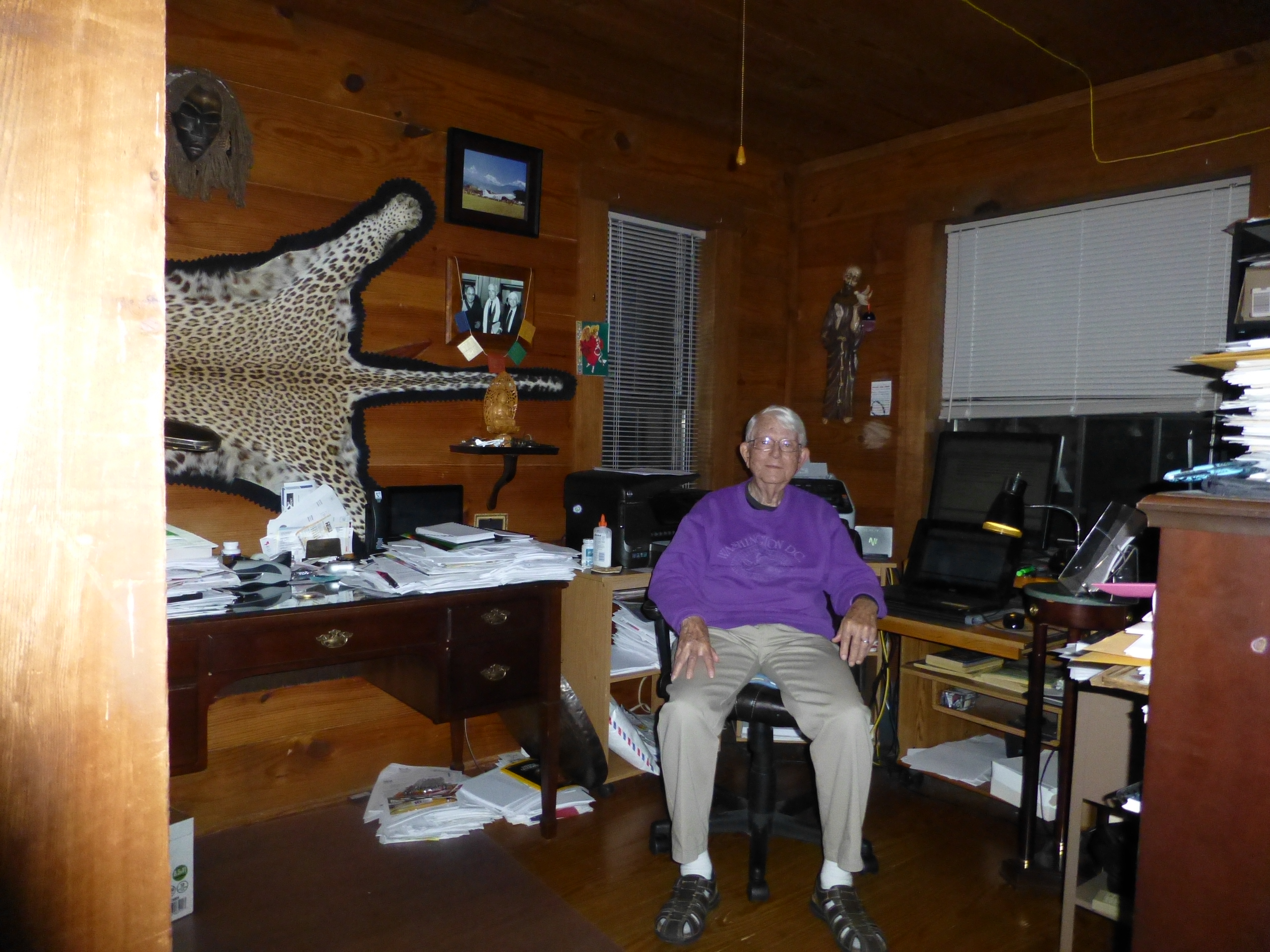 Scott with Orbs in Texas office (1)