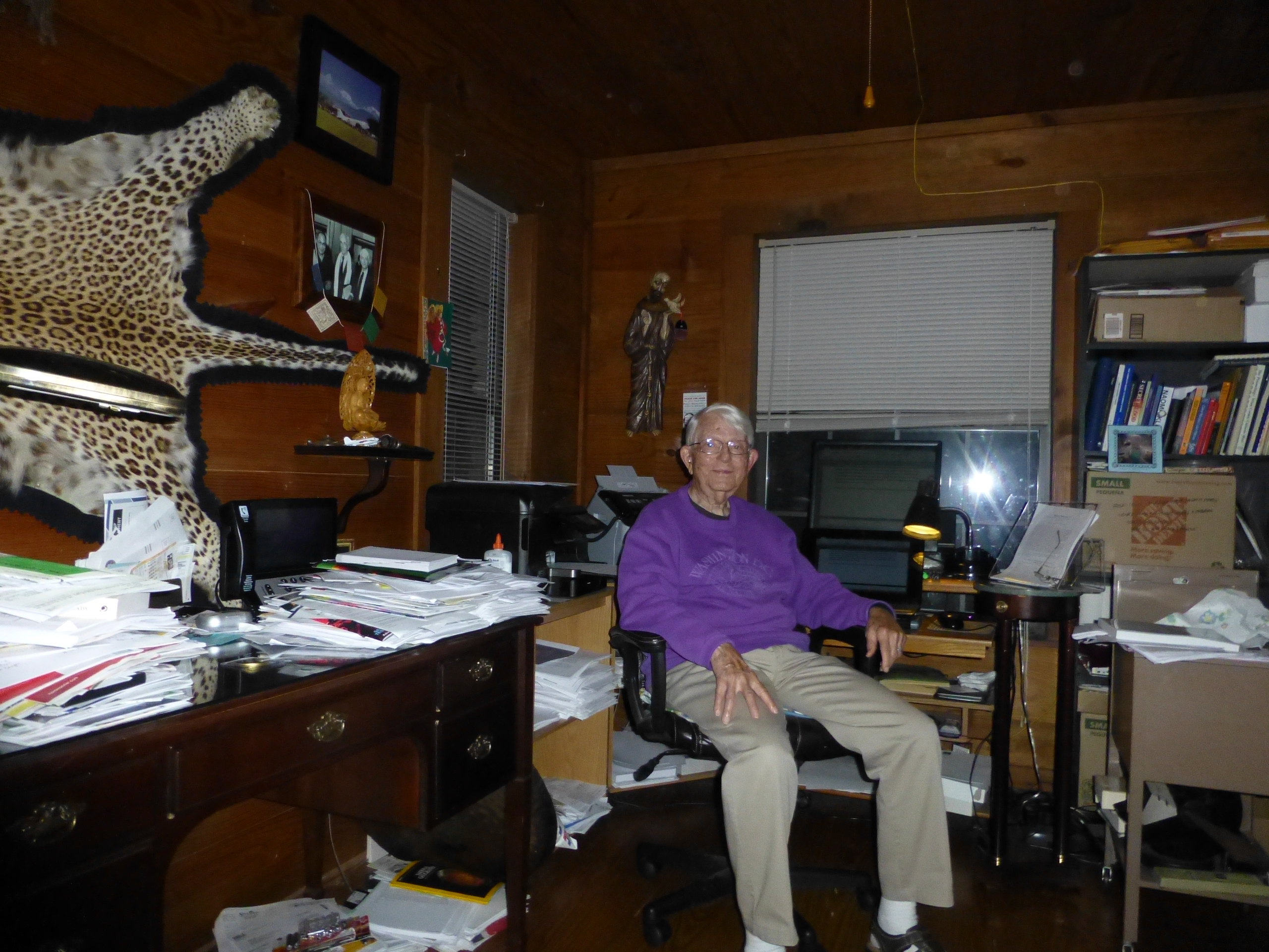 Scott with Orbs in Texas office (2)