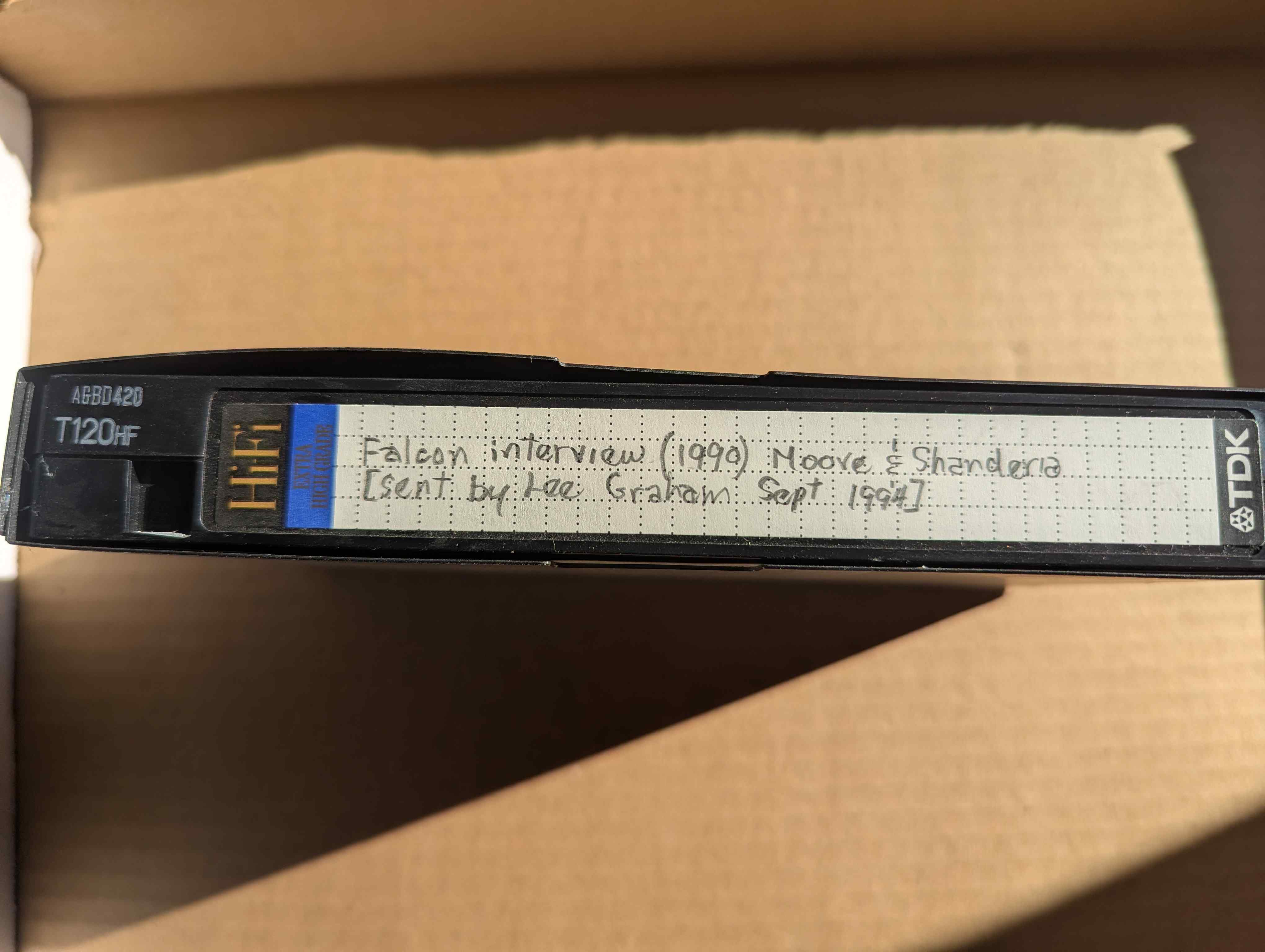 Falcon VHS Richard Doty, Moore + Shandera Interview